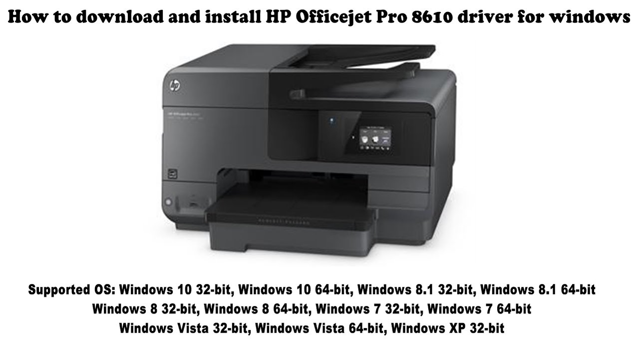 mac driver for hp officejet 8610